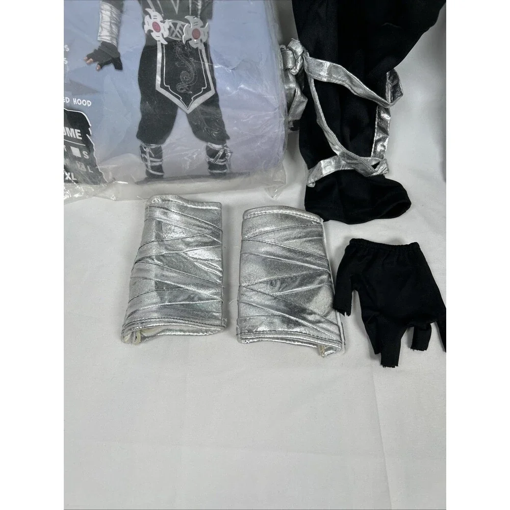 Spooktacular Creations Silver Ninja Child Costume Kids Size Large